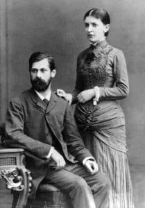 Sigmund Freud and wife Martha Bernays